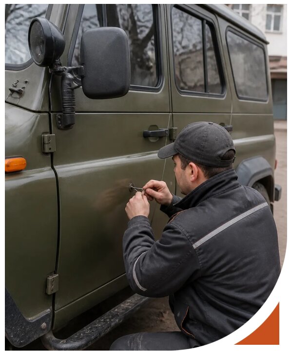 Профессиональное вскрытие автомобиля УАЗ без повреждений в Городце